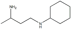N-(3-アミノブチル)-N-シクロヘキシルアミン 化学構造式