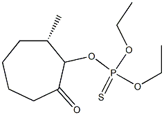 Thiophosphoric acid O,O-diethyl S-(7-methyl-2-oxocycloheptyl) ester|