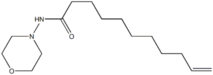 N-(4-Morpholinyl)-10-undecenamide Structure