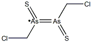 1,2-Bis(chloromethyl)diarsene 1,2-disulfide 结构式