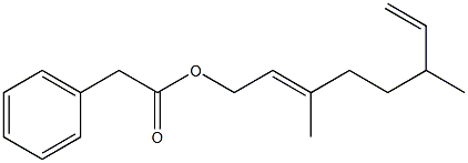  Phenylacetic acid 3,6-dimethyl-2,7-octadienyl ester