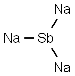 スチビントリイル三ナトリウム 化学構造式