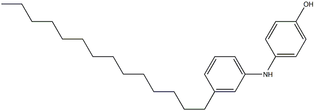 3'-Tetradecyl[iminobisbenzen]-4-ol Struktur