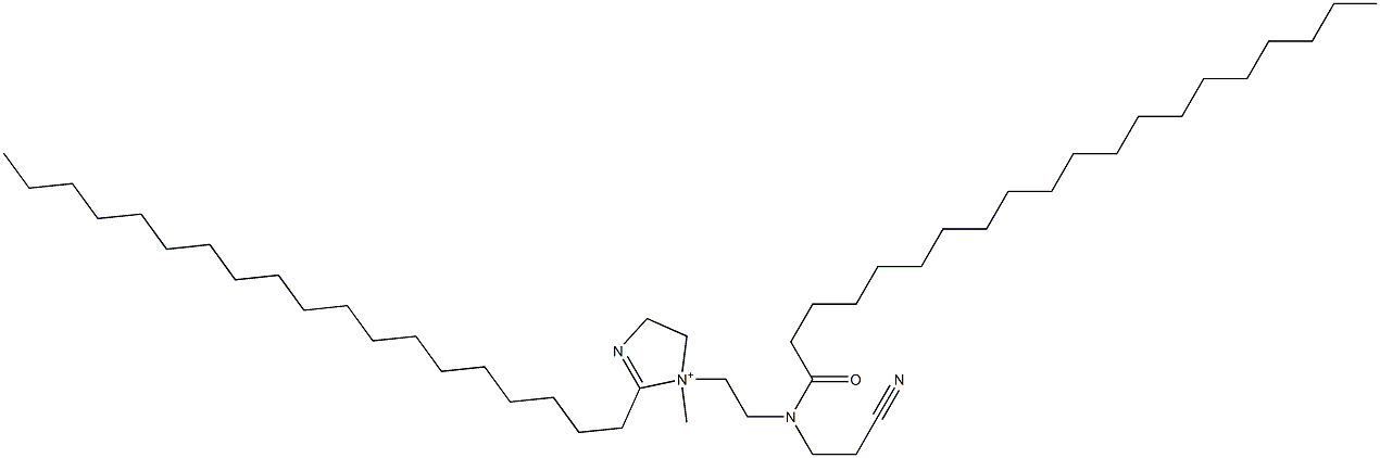 1-[2-[(2-Cyanoethyl)(1-oxoicosyl)amino]ethyl]-4,5-dihydro-1-methyl-2-nonadecyl-1H-imidazol-1-ium