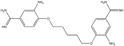 4,4'-[1,5-Pentanediylbis(oxy)]bis[3-aminobenzamidine]|