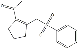 1-Acetyl-2-(phenylsulfonylmethyl)cyclopentene|