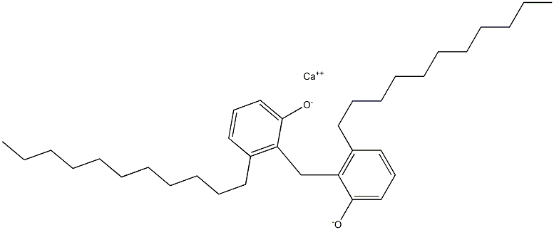 Calcium 2,2'-methylenebis(3-undecylphenoxide) Structure