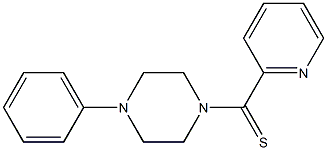 2-(4-Phenyl-1-piperazinylcarbonothioyl)pyridine