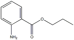 2-Aminobenzoic acid propyl ester,,结构式