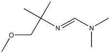 N,N-Dimethyl-N'-(1-methoxy-2-methylpropan-2-yl)formamidine Struktur