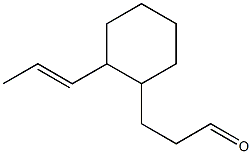 3-[2-(1-Propenyl)cyclohexyl]propanal Structure