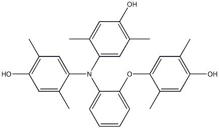 N,N-Bis(4-hydroxy-2,5-dimethylphenyl)-2-(4-hydroxy-2,5-dimethylphenoxy)benzenamine