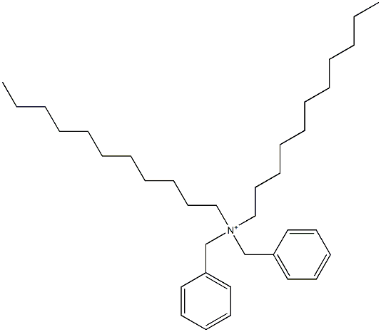 ジウンデシルジベンジルアミニウム 化学構造式