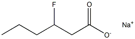 3-Fluorocaproic acid sodium salt Struktur