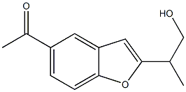 1-[2-(1-Methyl-2-hydroxyethyl)benzofuran-5-yl]ethanone