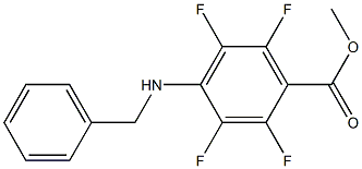 4-Benzylamino-2,3,5,6-tetrafluorobenzoic acid methyl ester Structure