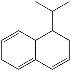 1,2,6,8a-Tetrahydro-1-isopropylnaphthalene Structure