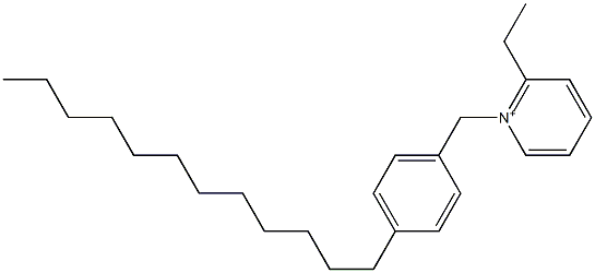 1-(4-ドデシルベンジル)-2-エチルピリジニウム 化学構造式