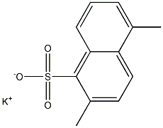 2,5-Dimethyl-1-naphthalenesulfonic acid potassium salt,,结构式