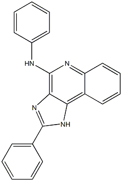 2-Phenyl-4-phenylamino-1H-imidazo[4,5-c]quinoline Structure