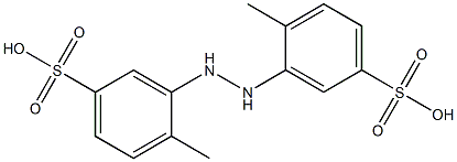 2,2'-Dimethylhydrazobenzene-5,5'-disulfonic acid,,结构式