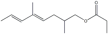 Propionic acid 2,5-dimethyl-4,6-octadienyl ester|