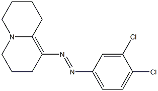 1-(3,4-Dichlorophenylazo)-2,3,6,7,8,9-hexahydro-4H-quinolizine Structure