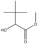 2-ヒドロキシ-3,3-ジメチル酪酸メチル 化学構造式