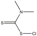 Dimethylthiocarbamoylthio chloride,,结构式