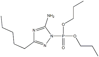  (5-Amino-3-pentyl-1H-1,2,4-triazol-1-yl)phosphonic acid dipropyl ester