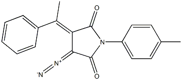 Dihydro-1-(4-methylphenyl)-3-diazo-4-(1-phenylethylidene)-1H-pyrrole-2,5-dione