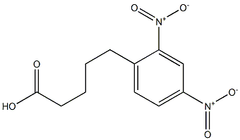 5-(2,4-Dinitrophenyl)valeric acid,,结构式