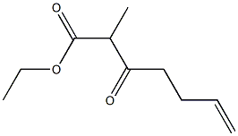 2-Methyl-3-oxo-6-heptenoic acid ethyl ester Struktur