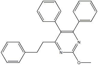 2-Methoxy-4-phenethyl-5,6-diphenylpyrimidine