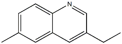 3-Ethyl-6-methylquinoline Structure