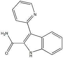 3-(2-Pyridyl)-1H-indole-2-carboxamide Structure