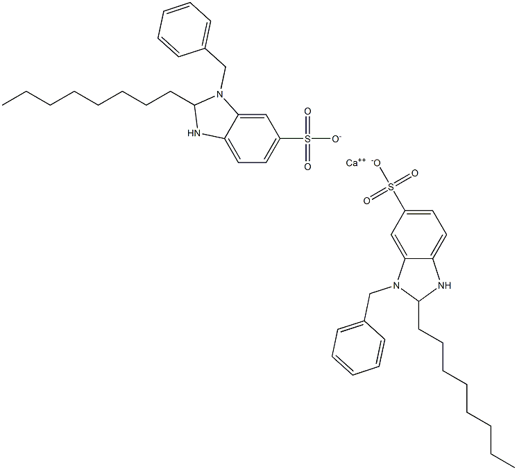  Bis(1-benzyl-2,3-dihydro-2-octyl-1H-benzimidazole-6-sulfonic acid)calcium salt