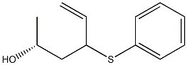 (2R)-4-(Phenylthio)-5-hexen-2-ol,,结构式