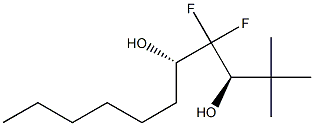 (3R,5S)-4,4-Difluoro-2,2-dimethylundecane-3,5-diol,,结构式