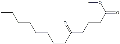 5-オキソトリデカン酸メチル 化学構造式