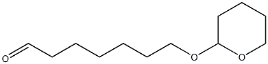 7-[(Tetrahydro-2H-pyran-2-yl)oxy]heptanal Struktur