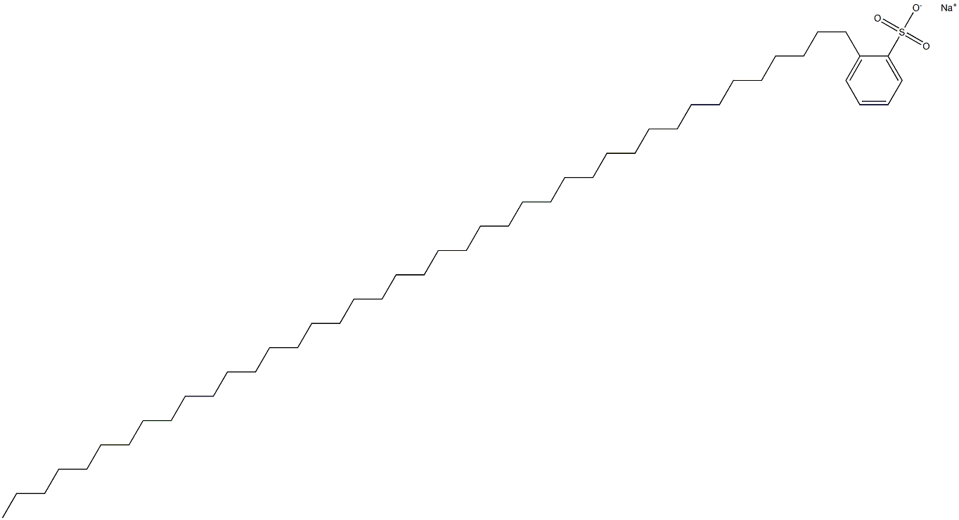 2-(Hentetracontan-1-yl)benzenesulfonic acid sodium salt Struktur