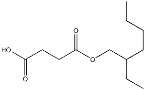 こはく酸水素1-(2-エチルヘキシル) 化学構造式