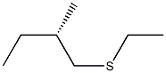 [S,(+)]-Ethyl 2-methylbutyl sulfide Struktur