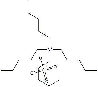 Tetrapentylaminium perchlorate Struktur