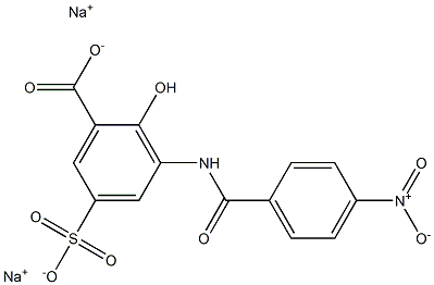 3-(p-Nitrobenzoylamino)-5-sulfosalicylic acid disodium salt