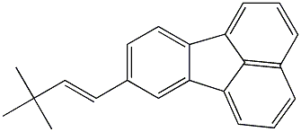 (E)-1-(Fluoranthen-8-yl)-3,3-dimethyl-1-butene 结构式