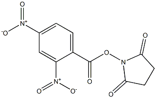 2,4-ジニトロ安息香酸スクシンイミジル 化学構造式