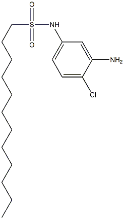 N-(3-Amino-4-chlorophenyl)-1-dodecanesulfonamide Structure