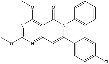  2,4-Dimethoxy-6-phenyl-7-(4-chlorophenyl)pyrido[4,3-d]pyrimidin-5(6H)-one